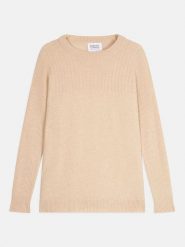 AUTHENTIC CASHMERE Kaszmirowy sweter "Daria" w kolorze beżowym rozmiar: XL. Brązowe swetry klasyczne damskie AUTHENTIC CASHMERE, xl, z kaszmiru, bez kołnierzyka. Za 347.99 zł.