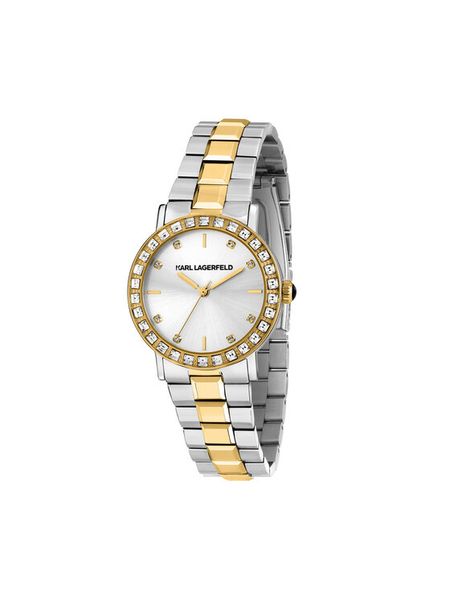 KARL LAGERFELD Zegarek R0553100509 Srebrny. Szare, analogowe zegarki damskie KARL LAGERFELD, srebrne. Za 869.99 zł.
