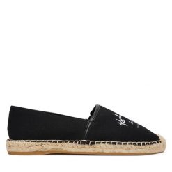 Espadryle KARL LAGERFELD. Czarne espadryle damskie KARL LAGERFELD, bez wzorów, bez obcasa. Za 659.99 zł.