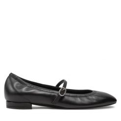 Baleriny Stuart Weitzman. Czarne balerinki damskie Stuart Weitzman, bez wzorów. Za 1,439.00 zł.