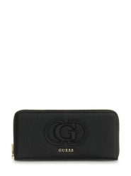 Guess Portfel 181203 Czarny. Czarne portfele damskie Guess, z aplikacjami. Za 294.99 zł.