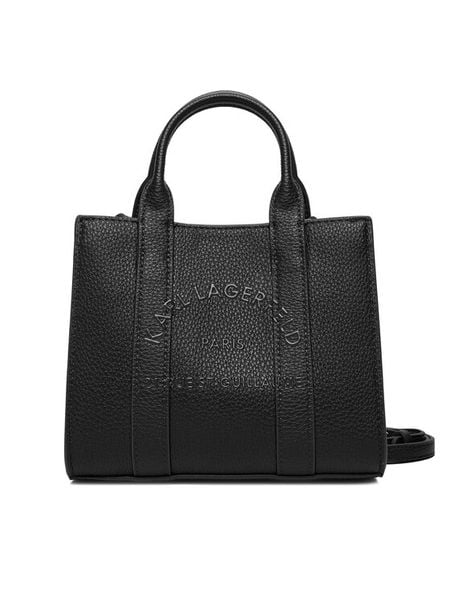 KARL LAGERFELD Torebka A4W30266 Czarny. Czarne torebki klasyczne damskie KARL LAGERFELD, ze skóry, bez dodatków. Za 419.99 zł.