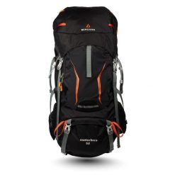 Plecak turystyczny BERGSON MATTERHORN1 60 L. Czarne plecaki Bergson, bez wzorów. Za 599.99 zł.