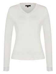 More & More Koszulka w kolorze białym rozmiar: 44. Białe koszulki damskie More & More, s, bez wzorów, z koronki, bez kołnierzyka, bez ramiączek. Za 60.99 zł.