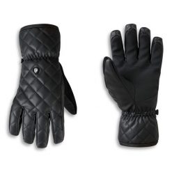 Rękawice damskie Faux Dare 2b. Czarne rękawiczki damskie Dare 2b, z aplikacjami, z materiału. W wyprzedaży za 169.99 zł.