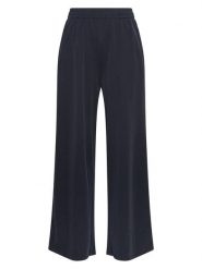 MOSS COPENHAGEN Spodnie "Jazlyn" w kolorze granatowym rozmiar: M/L. Niebieskie spodnie materiałowe damskie Moss Copenhagen, bez wzorów, z materiału. Za 166.49 zł.