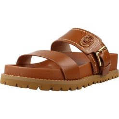 Sandały LIU-JO SA6109 P0102 Brązowy. Brązowe sandały damskie Liu Jo, bez wzorów, ze skóry, bez obcasa, bez zapięcia. Za 418.99 zł.