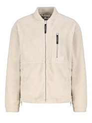 Sublevel Kurtka polarowa w kolorze kremowym rozmiar: XXL. Brązowe kurtki damskie Sublevel, xxl, bez wzorów, z polaru, bez kaptura. Za 146.45 zł.