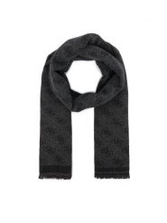 Guess Szalik AM9665 POL03 Szary ciemny. Szare szaliki damskie Guess, z aplikacjami, z poliesteru. Za 234.99 zł.