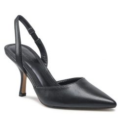 Sandały Jenny Fairy. Czarne sandały damskie Jenny Fairy, bez wzorów, bez obcasa, na szpilce, bez zapięcia. Za 159.99 zł.