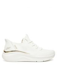 Skechers Sneakersy Bobs B Love-True Delight 117617/WHT Biały. Białe obuwie sportowe damskie Skechers, z materiału, bez zapięcia. Za 199.99 zł.