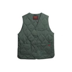 Kurtka damska Superdry Quilted Lite. Zielone kurtki damskie Superdry, bez wzorów, bez kaptura. W wyprzedaży za 314.00 zł.