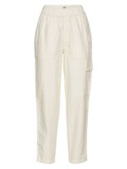 Camel Active Spodnie w kolorze kremowym rozmiar: W29/L32. Brązowe spodnie materiałowe damskie Camel Active, bez wzorów, z materiału. Za 217.99 zł.