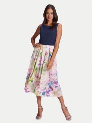 Swing Sukienka koktajlowa 5AG25800 Kolorowy Regular Fit. Sukienki damskie Swing, bez wzorów, z syntetyku, wizytowe, bez ramiączek. Za 419.99 zł.