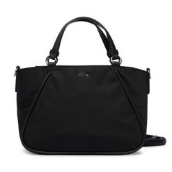 Torebka Lacoste. Czarne torebki klasyczne damskie Lacoste, bez dodatków. Za 594.99 zł.