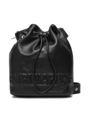 Patrizia Pepe Torebka 2B0126/L113 Czarny. Czarne torebki klasyczne damskie Patrizia Pepe, ze skóry, bez dodatków. Za 599.99 zł.