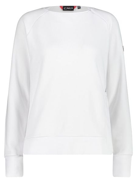 CMP Bluza w kolorze białym rozmiar: 36. Białe bluzy damskie CMP, bez wzorów, z bawełny, bez kaptura. Za 114.44 zł.