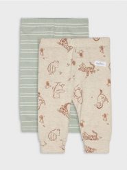Bawełniane legginsy 2 pack Winnie the Pooh - kremowy. Białe legginsy damskie Sinsay, l, bez wzorów, z bawełny. Za 22.99 zł.
