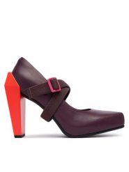United Nude Czółenka Gem Swan HI 1102999316 Bordowy. Czerwone czółenka damskie United Nude, bez wzorów, bez obcasa, na obcasie. Za 1,449.00 zł.