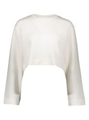 YAS Bluza w kolorze białym rozmiar: M. Białe bluzy damskie YAS, m, bez wzorów, bez kaptura. Za 127.65 zł.