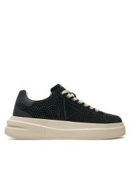 Guess Sneakersy FLPELB SUE12 Czarny. Czarne obuwie sportowe damskie Guess, ze skóry, bez zapięcia. Za 339.99 zł.