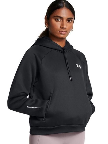 Under Armour Bluza w kolorze czarnym rozmiar: S. Czarne bluzy damskie Under Armour, s, bez wzorów, z kapturem. Za 176.45 zł.