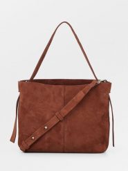 Becksöndergaard Skórzana torebka "Fraya" w kolorze brązowym - 24 x 22 cm rozmiar: onesize. Brązowe torebki klasyczne damskie Becksöndergaard, z materiału, przez ramię, bez dodatków. Za 395.94 zł.