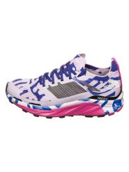 The North Face Buty "Flight Vectiv X Elvira" w kolorze niebiesko-różowym do biegania rozmiar: 41. Niebieskie obuwie sportowe damskie The North Face, z materiału, bez zapięcia, do biegania. Za 459.04 zł.