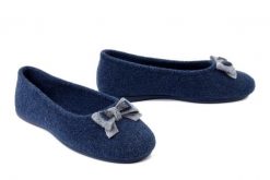 MANITU 340083-05 blue, kapcie damskie. Niebieskie kapcie damskie Manitu. Za 148.67 zł.