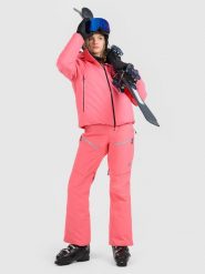 4F Spodnie narciarskie membrana 15000 damskie - różowe XL. Czerwone spodnie sportowe damskie 4F, na zimę, m, bez wzorów, z materiału, narciarskie, Thinsulate. Za 799.99 zł.
