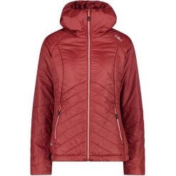 Kurtka puchowa damska z odpinanym kapturem CMP. Czerwone kurtki damskie CMP, bez wzorów, z puchu, z kapturem. Za 508.50 zł.