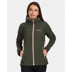 Damska kurtka softshell Kilpi RAVIA-W. Zielone kurtki sportowe damskie Kilpi, l, bez wzorów, z softshellu, bez kaptura. Za 324.99 zł.
