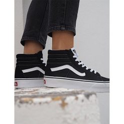 Buty Vans Wysoka Platforma SK8-Hi Platform 2.0. Czarne obuwie sportowe damskie Vans, z materiału, bez zapięcia, Vans SK8. W wyprzedaży za 349.20 zł.