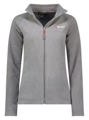 Geographical Norway Kurtka polarowa "Tug" w kolorze szarym rozmiar: L. Szare kurtki damskie Geographical Norway, l, bez wzorów, z materiału, bez kaptura. Za 70.24 zł.