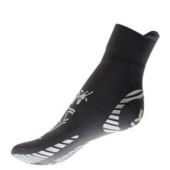 Skarpety techniczne Pilates jednopalcowe dla dorosłych, szary/srebrny. Szare skarpetki damskie R-EVENGE, bez wzorów, z lycry. Za 130.90 zł.