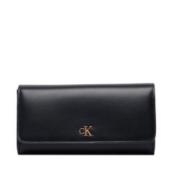 Portfel Calvin Klein. Czarne portfele damskie Calvin Klein, bez wzorów. Za 329.99 zł.