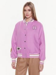 Boss Kurtka bomber 50483272 Różowy Relaxed Fit. Czerwone kurtki damskie Boss, bez wzorów, z syntetyku, bez kaptura. Za 3,409.00 zł.