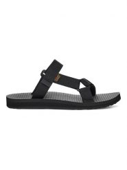 Teva Klapki "Universal" w kolorze czarnym rozmiar: 40. Czarne klapki damskie Teva, bez wzorów, z otwartym noskiem, bez obcasa, bez zapięcia. Za 74.11 zł.