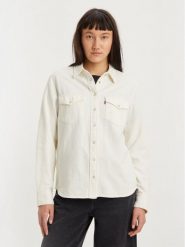 Levi's® Koszula Essential Western 167860014 Écru Regular Fit. Koszule damskie l, bez wzorów, z bawełny, bez kołnierzyka, bez ramiączek. Za 239.99 zł.