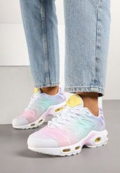 Biało-Różowe Buty Sportowe Sneakersy Ozdobione Tłoczeniem Zolzivia. Białe obuwie sportowe casual damskie Born2be, z jeansu, bez zapięcia. Za 119.99 zł.
