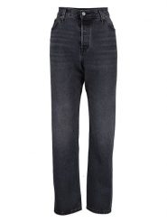 Levi´s Dżinsy "Plus 501®'90S" - Straight fit - w kolorze antracytowym rozmiar: W38/L32. Czarne jeansy damskie z podwyższonym stanem. Za 140.53 zł.