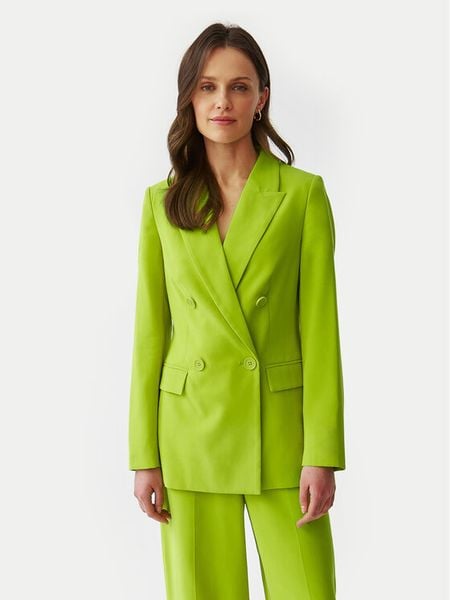 Tatuum Marynarka Ada T2406.021 Zielony Regular Fit. Zielone marynarki i żakiety damskie TATUUM, bez wzorów, z wiskozy. Za 569.99 zł.