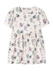 NAME IT Sukienka codzienna Fenja 13238062 Różowy Regular Fit. Czerwone sukienki dziewczęce Name it, bez wzorów, z bawełny, bez ramiączek, proste. Za 39.99 zł.
