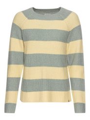 Camel Active Sweter w kolorze błękitno-żółtym rozmiar: XL. Niebieskie swetry klasyczne damskie Camel Active, xl, z wełny, bez kołnierzyka. Za 264.15 zł.