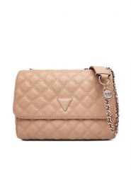 Guess Torebka Giully II HWQG96 73200 Beżowy. Brązowe torebki klasyczne damskie Guess, ze skóry, bez dodatków. Za 469.99 zł.