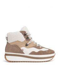 Rieker Revolution Lifestyle Sneakersy W0970-64 Beżowy. Brązowe obuwie sportowe damskie Rieker Revolution Lifestyle, ze skóry, bez zapięcia. Za 415.00 zł.