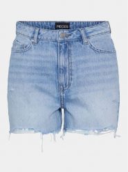 Pieces Szorty jeansowe Summer 17146747 Niebieski Regular Fit. Niebieskie szorty damskie Pieces, bez wzorów, z bawełny. Za 119.99 zł.