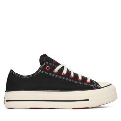 Trampki Converse. Czarne trampki damskie Converse, bez wzorów, bez zapięcia. Za 419.99 zł.