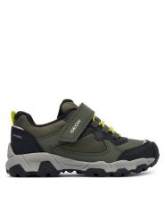 Geox Sneakersy J Magnetar Boy B Abx J463ZB 050FU C0914 S Zielony ciemny. Zielone buty sportowe chłopięce Geox, ze skóry, bez zapięcia. Za 299.99 zł.