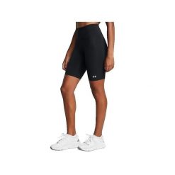 Spodenki treningowe damskie Under Armour Motion Bike EMEA. Czarne obuwie sportowe damskie Under Armour, z elastanu, bez zapięcia, na fitness i siłownię. Za 119.99 zł.